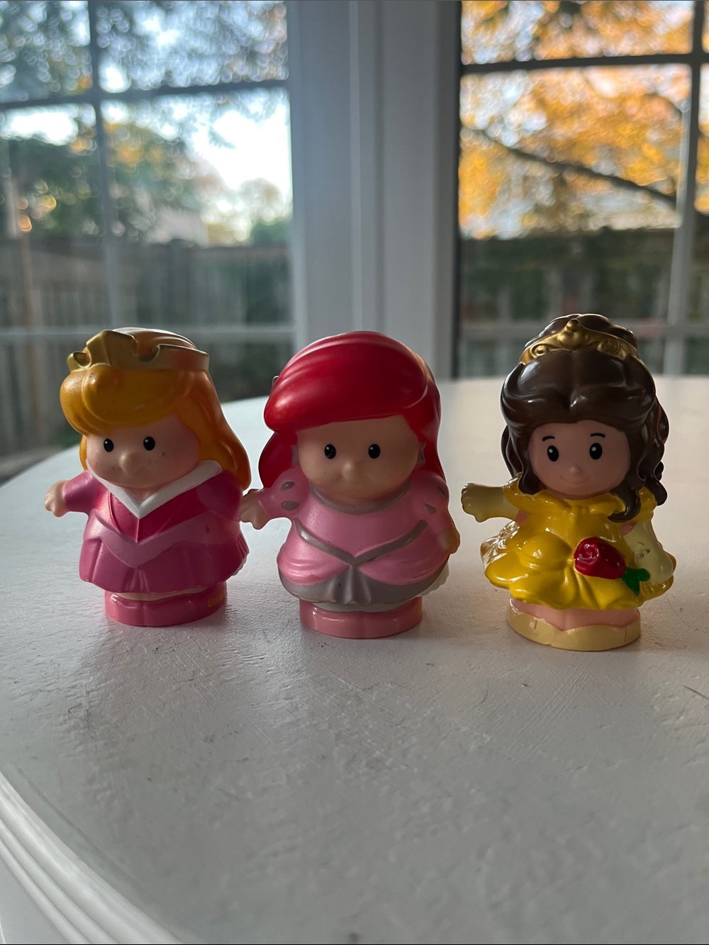 Little People Princess Talkers Belle Aurora Ariel Disney
